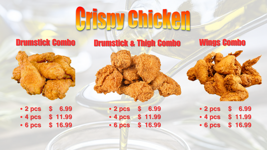 Crispy Chicken (Available at Store or Delivery Platform)